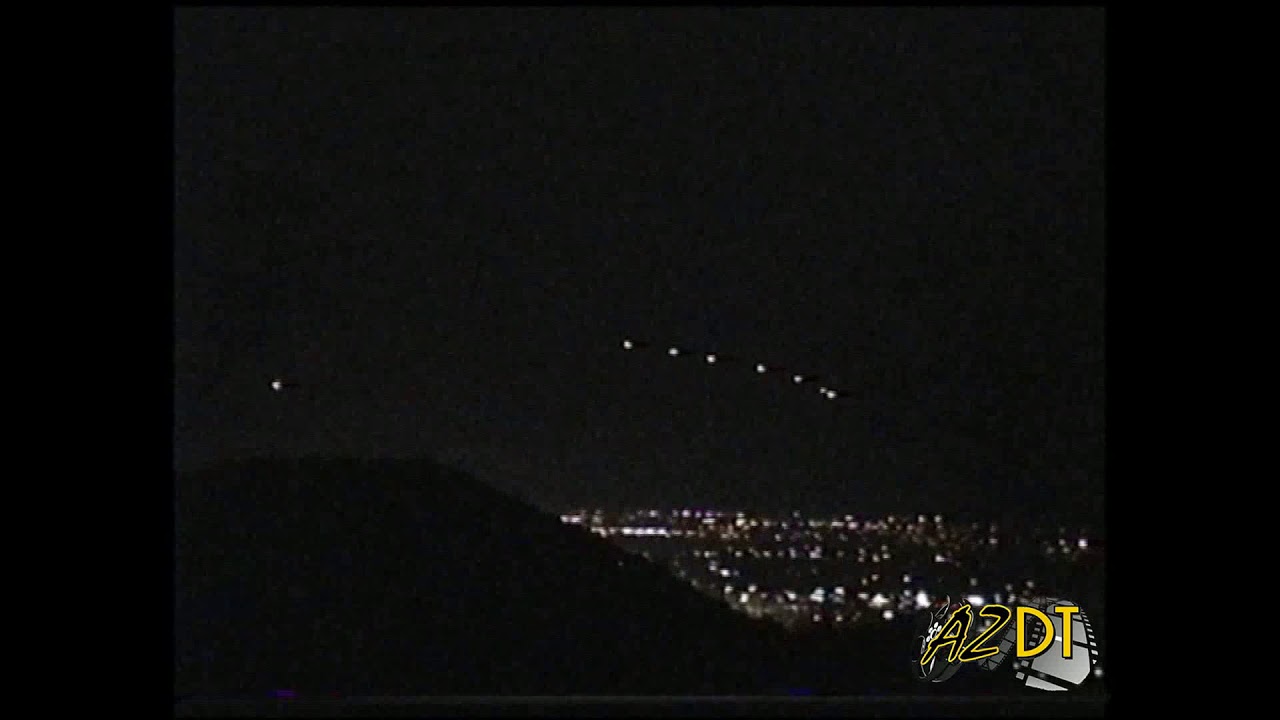March 13, 1997 Phoenix, Arizona UFO Lights  - ORIGINAL VIDEO!!