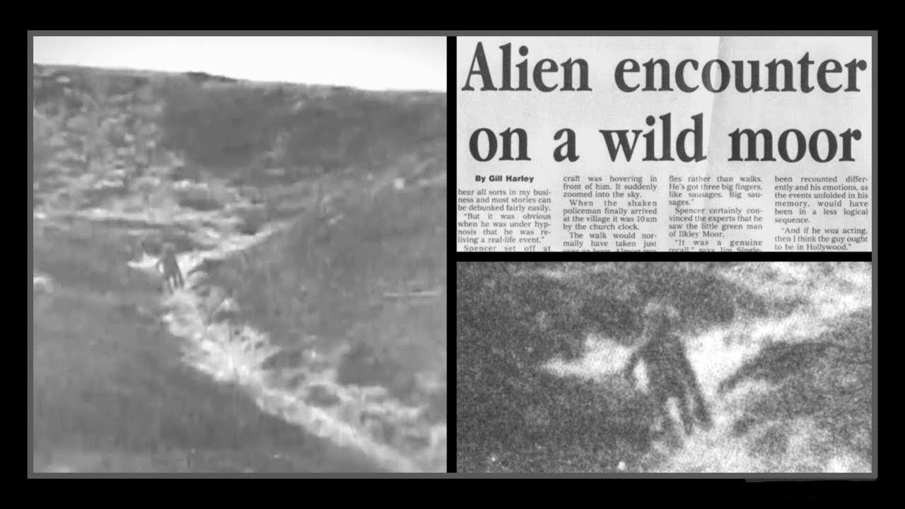 ilkley moor alien photo - 伊尔克利沼泽UFO接触事件（1987年）：英国最受争议的外星生物照片