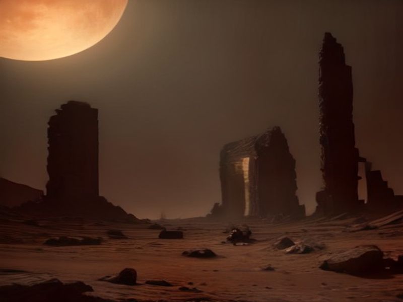 mars ancient city - 中情局解密文件：火星存在远古文明遗迹，地球上的外星人基地形成巨型蜘蛛网